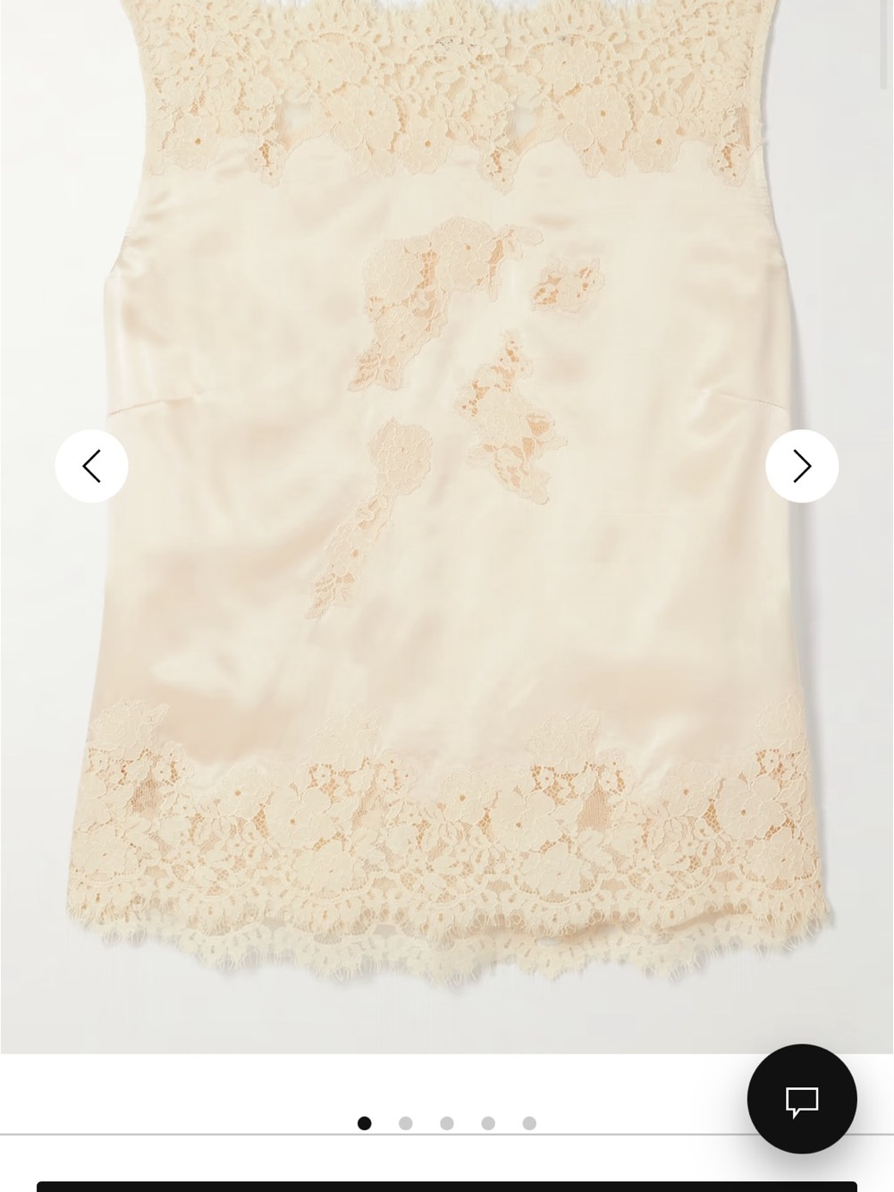 DÔEN Viviane lace-trimmed silk-satin top - Picture 2 of 5
